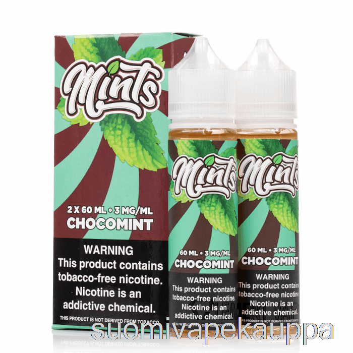 Vape Netistä Chocomint - Mints Vape Co - 120ml 3mg